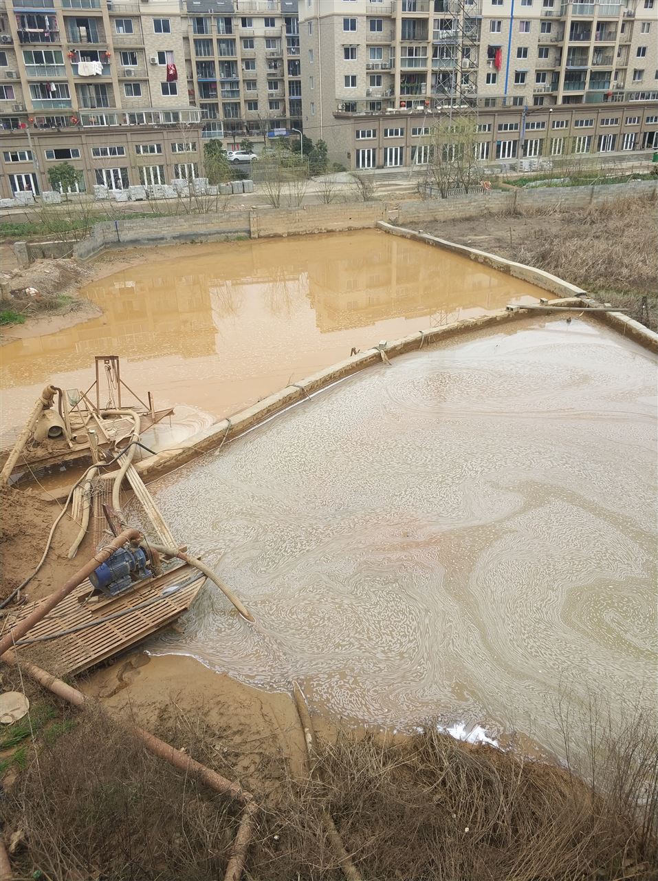 溧水沉淀池淤泥清理-厂区废水池淤泥清淤